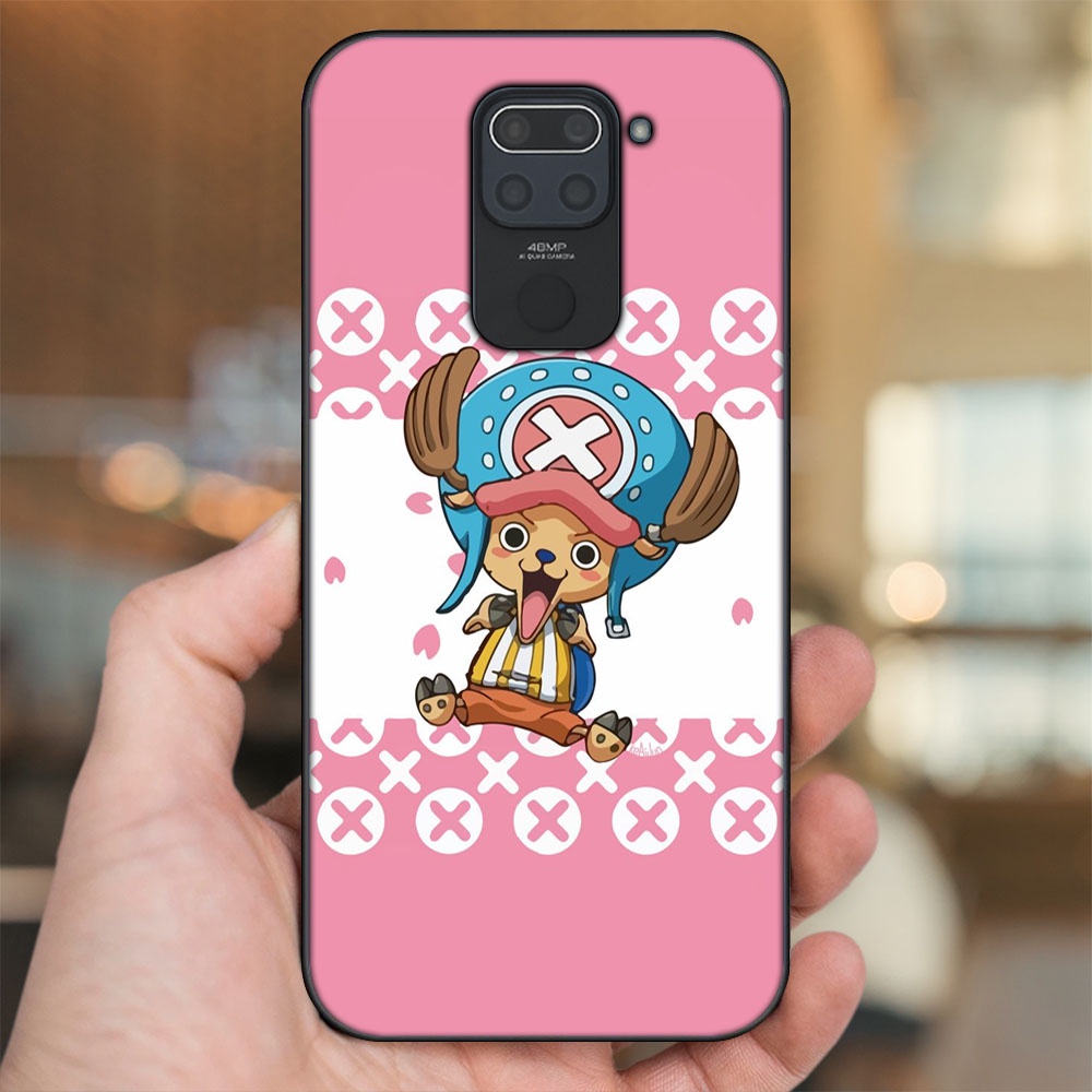 Ốp lưng Xiaomi Redmi Note 9 viền đen in hình Chopper One Piece Đảo Hải Tặc