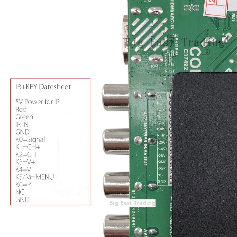 TP.V56.PA671 LED LCD TV 3in1 Driver Board Universal LCD Controller Board TV Motherboard VGA/HDMI/AV/TV/USB Interface Support 15-26 inch