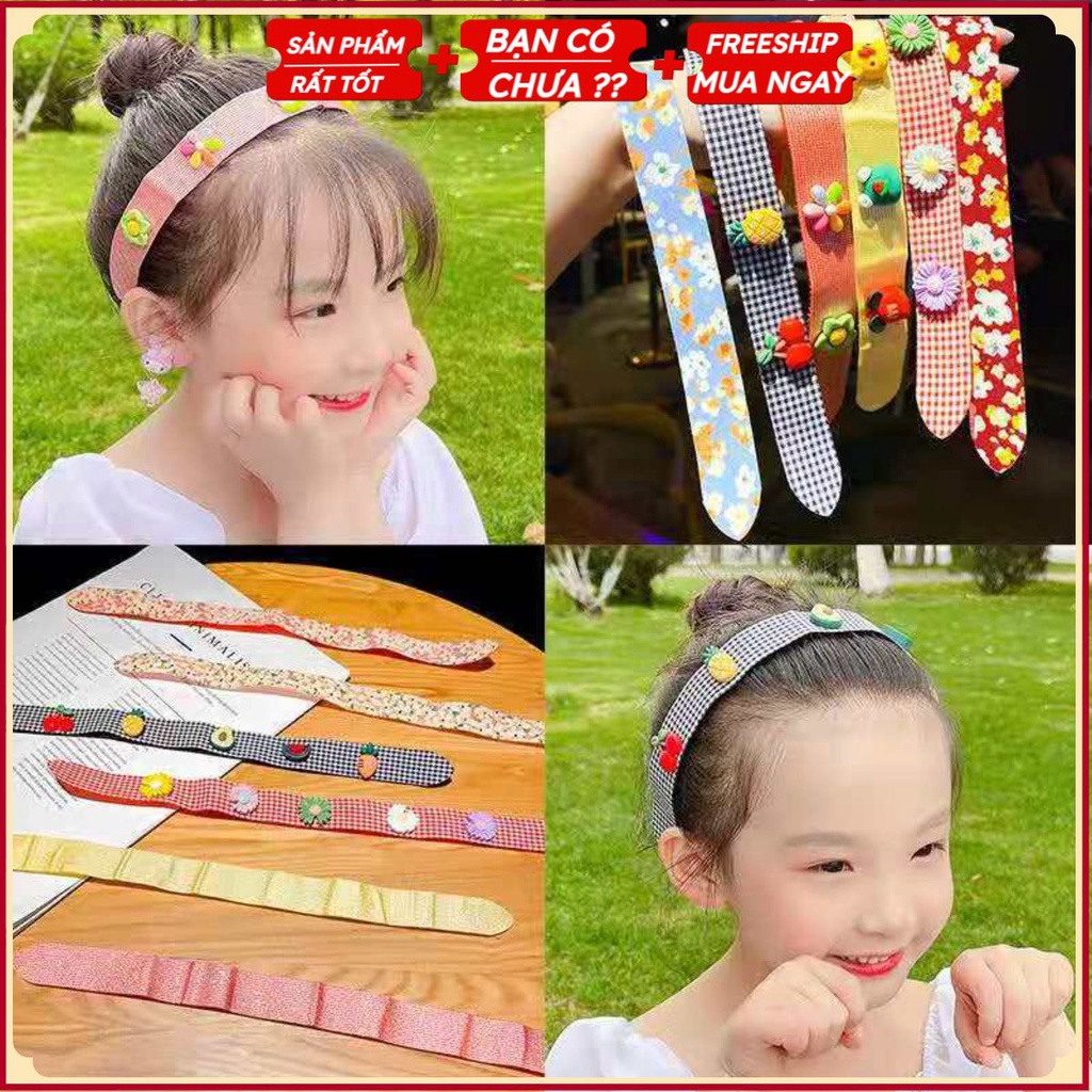 PVN31574 Băng Đô Dán Tóc Mái Phong Cách Hàn Quốc Cho Bé T2
