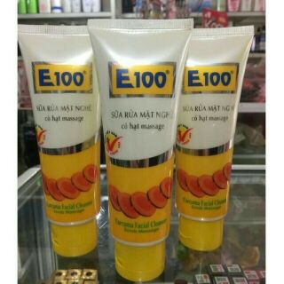 Sữa rửa mặt tinh chất nghệ E100 (có hạt và không hạt)