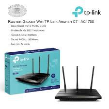 Router Gigabit Wi-Fi Băng Tần Kép AC1750 TP-Link Archer C7 - Hàng Chính Hãng