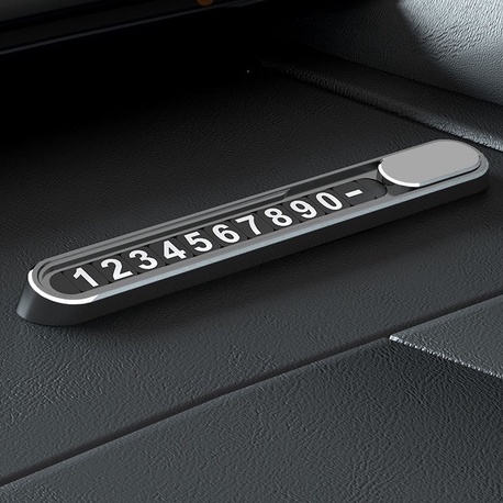 Bảng ghi số điện thoại trên ô tô bằng hợp kim nhôm siêu bền dành cho mọi - ảnh sản phẩm 1