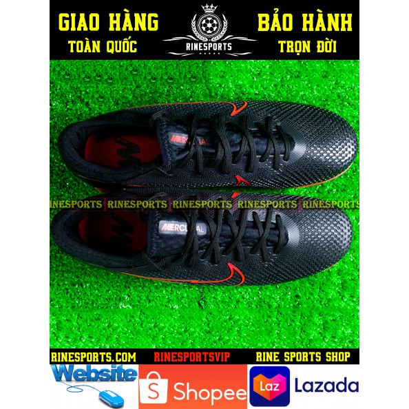 (HÀNG THAILAND) GIÀY BÓNG ĐÁ SÂN CỎ NHÂN TẠO 𝗡𝗶𝗸𝗲  Mercurial Vapor 13 đen đỏ TF.CAM KẾT Y HÌNH-CAM KẾT HÀNG