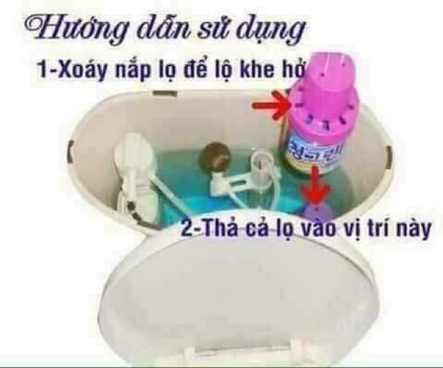 Lọ thả bồn cầu hàn quốc siêu sạch