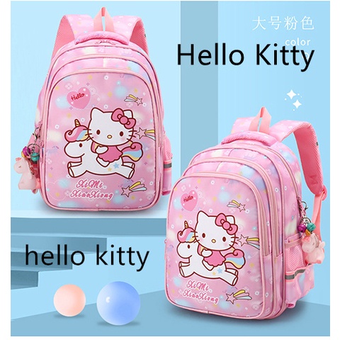 Ba lô Hello Kitty chất lượng cao bé gái dễ thương hello kitty túi đi học Nylon bagpack dung tích lớn