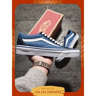 GIÀY VANS OLD SKOOL XANH ĐEN