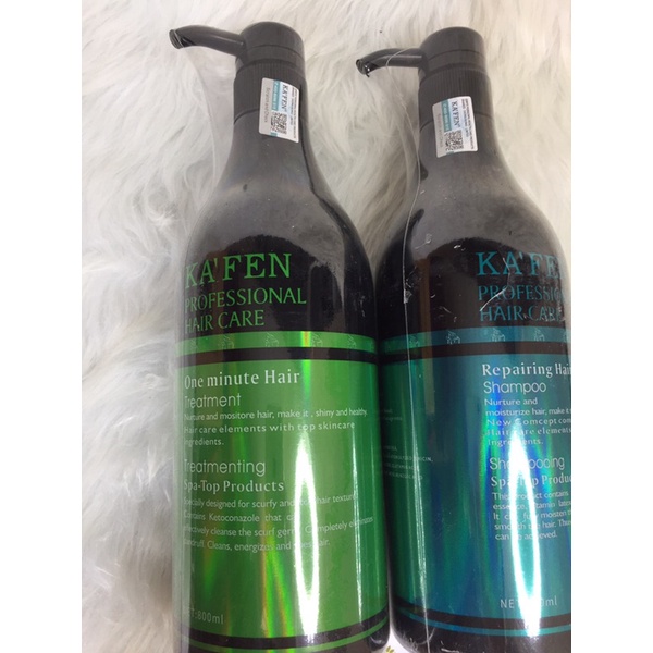 Dầu gội,xả KAFEN PROFESSIONAL HaIR CARE phục hồi tóc 800ml