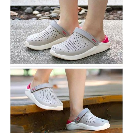 Dép Sandal Crocs Màu Đen Thời Trang Cho Nam Nữ