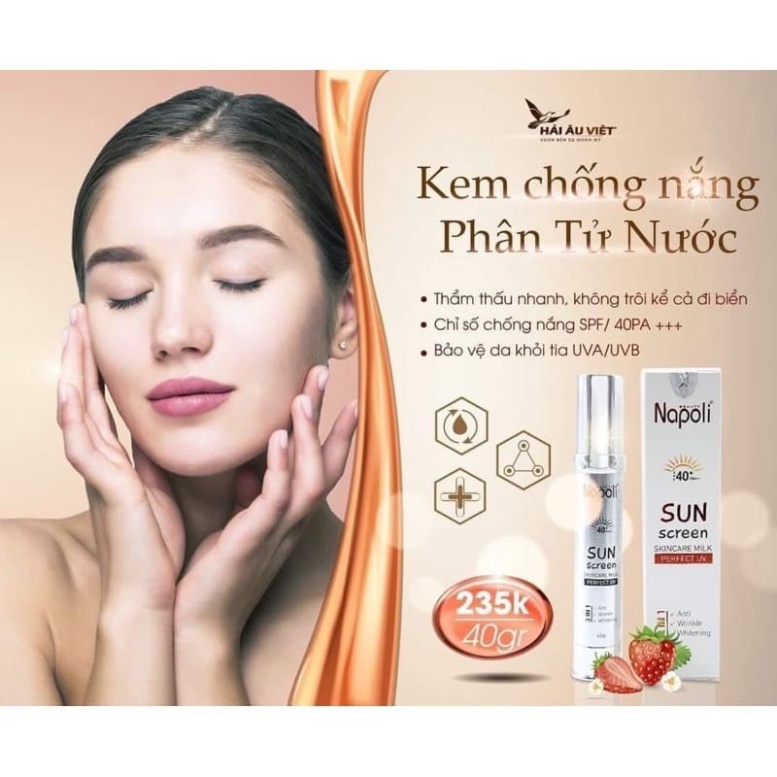 Kem chống nắng phân tử nước | BigBuy360 - bigbuy360.vn