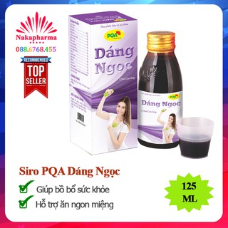 Siro PQA Dáng Ngọc – Dùng cho người muốn tăng cân, giúp bồ bổ sức khỏe, hỗ trợ ăn ngon miệng, kích thích tiêu hóa