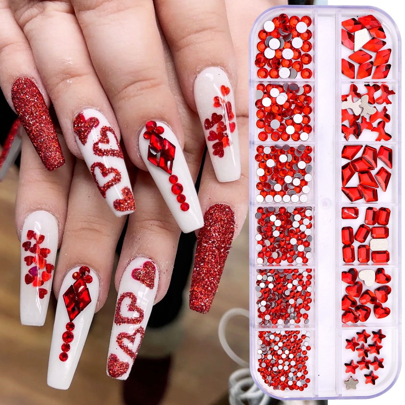 Đá Pha Lê Trang Trí Móng Tay Nghệ Thuật