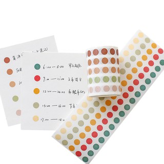 Cuộn Băng Dán Winzige Thiết Kế Hình Chấm Tròn Nhỏ Dùng Để Trang Trí