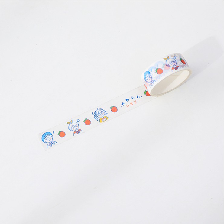 Băng keo dán học tập washi tape hình cute dễ thương