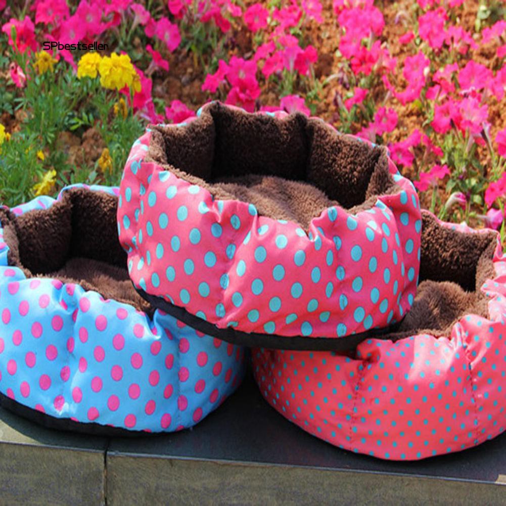 Giường nằm bằng lông cừu mềm mại ấm áp dành cho thú cưng