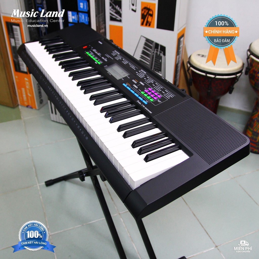 Đàn Organ Casio CTK-3400 - Chính hãng Casio