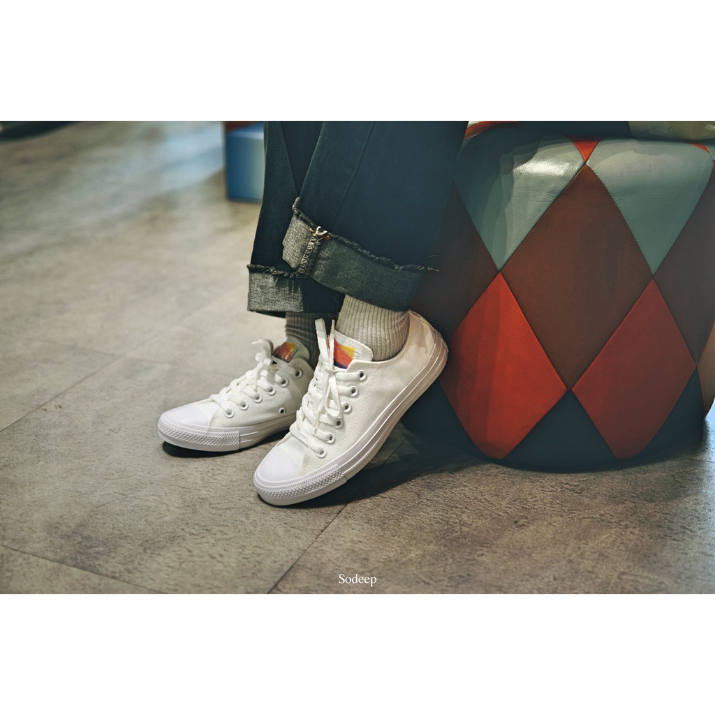 GIÀY C.ONVERSE CLASSIC OX FULL WHITE  - ẢNH THẬT SHOP TỰ CHỤP