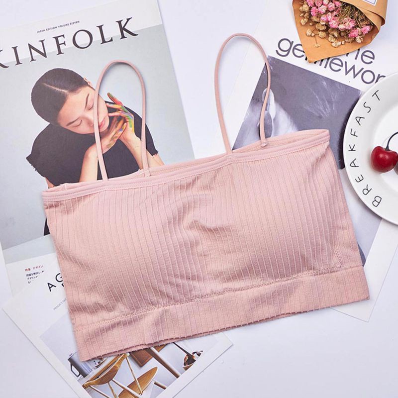 Áo bra ống 2 dây có mút đệm tiện lợi cho nữ | BigBuy360 - bigbuy360.vn