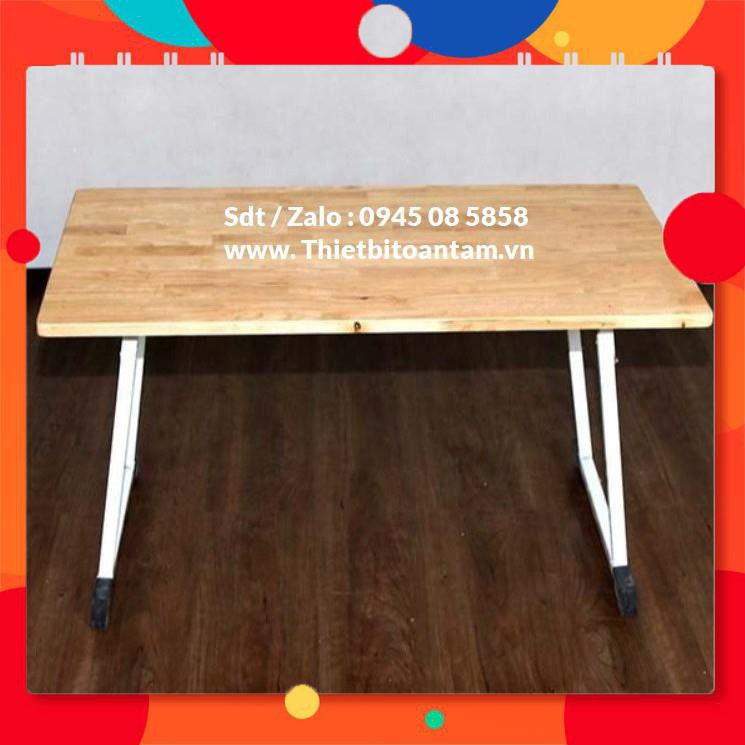 ( hàng giá rẻ ) Bàn học, bàn ăn gấp gọn bằng gỗ- thiết bị mầm non