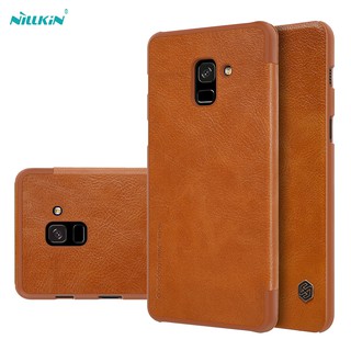 Bao da dành cho samsung galaxy a6 2018 chính hãng nillkin qin leather size