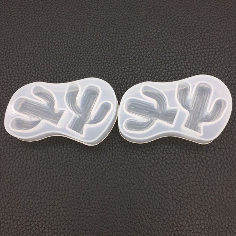 Sa Khuôn Silicon Làm Mặt Dây Chuyền Hình Cây Xương Rồng 3.35x1.57x0.59in