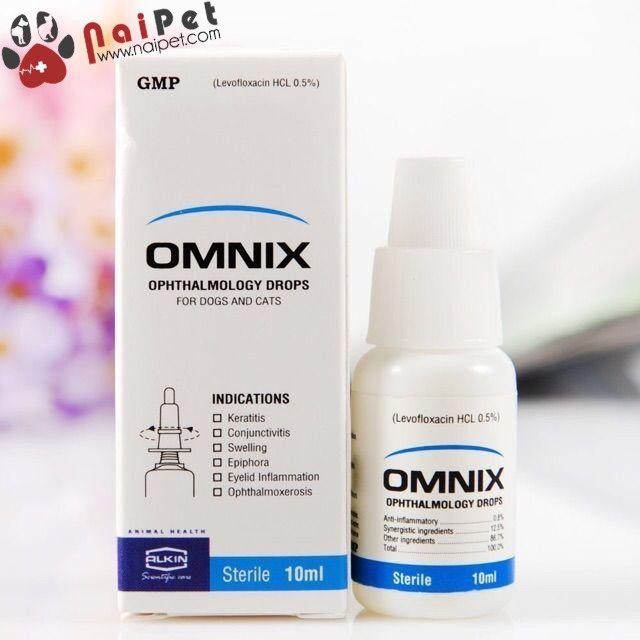 Lọ Nhỏ Mắt Tr.ị Viêm Giác Mạc Viêm Kết Mạc Viêm Bờ Mi Khô Ngứa Omnix Alkin 10ml