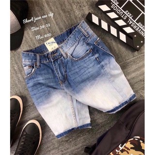 Quần ngố bò jeans nam cào rách độc đáo