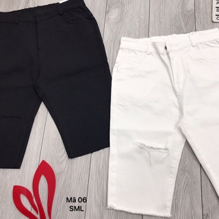 Quần ngố jeans kaki