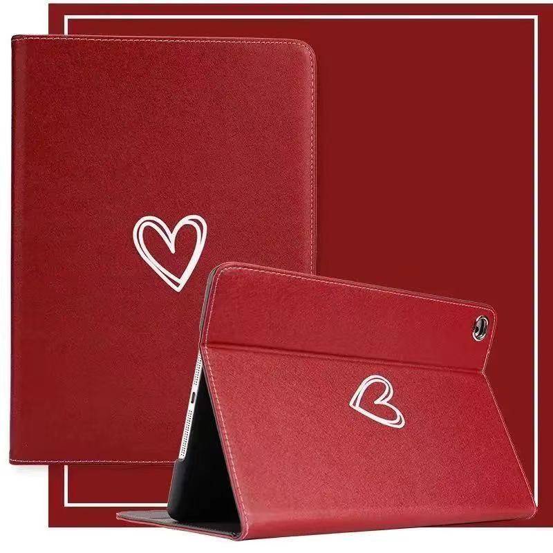 Ốp Lưng Silicone Hình Trái Tim Cho apple Ipad Mini 1/2/3/4/5 2019Air10.5 11 inch