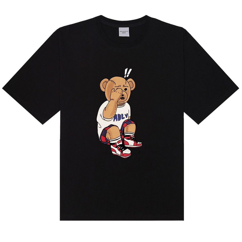 Áo thun cotton cổ tròn dáng rộng phong cách Hàn Quốc S15