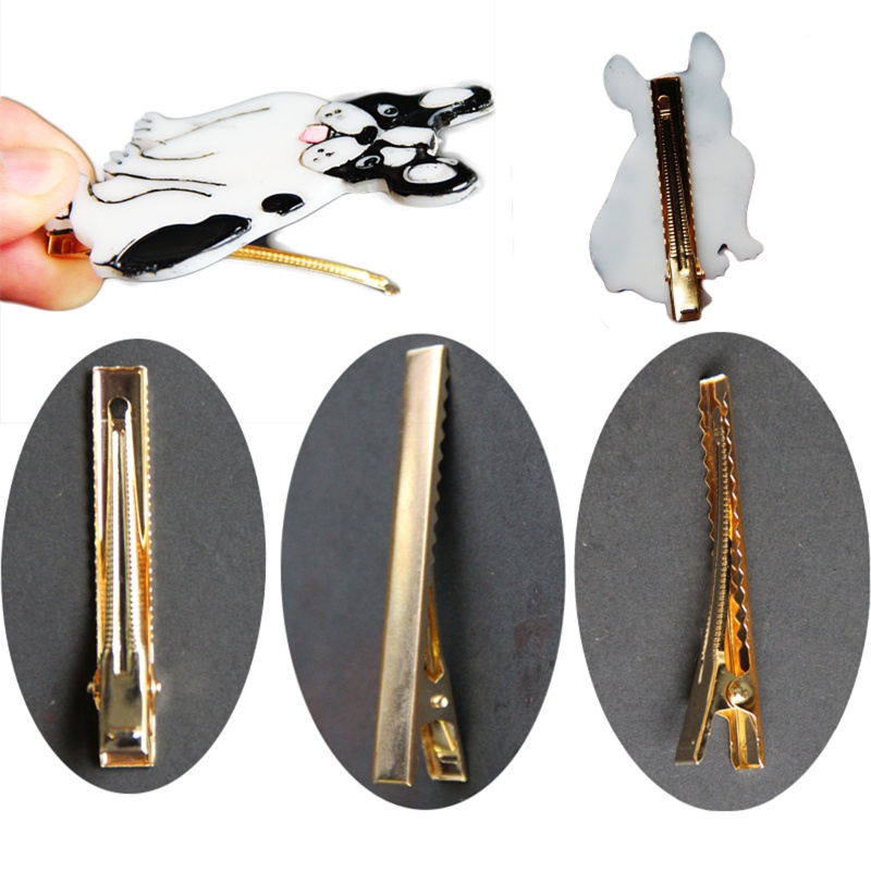 Khuôn Làm Kẹp Tóc Bằng Đá Mã Não Hình Chú Chó Dễ Thương DIY