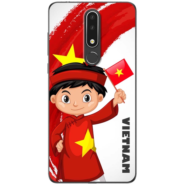 Ốp lưng dành cho Nokia 3.1 Plus, Nokia 5, 5.1 Plus, Nokia 6, 6.1 Plus, 6.1, 7 Plus, 7.2, 8.1 mẫu Chàng trai Việt Nam