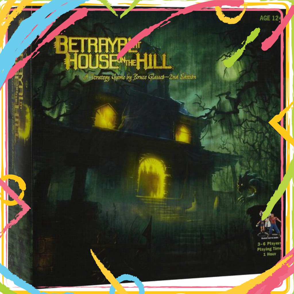 Đồ Chơi Board Game Betrayal At House On The Hill Tiếng Anh Hộp Cứng Bài Chuẩn