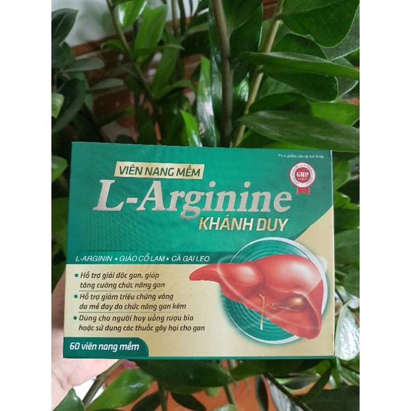 Viên L_ ARGININE  Hộp 60 viên nang mềm