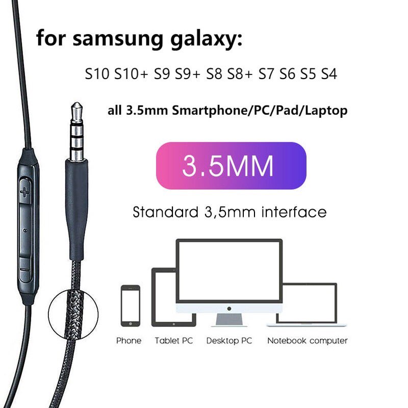 Tai Nghe Nhét Tai AKG S10 chân tròn 3.5m cho điện thoại S9/S10, âm bass nghe cực tốt, âm thanh rõ ràng, hàng full box