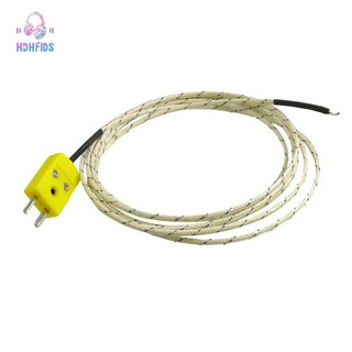 [S.F]-2M Cable K Type Thermocouple Temperature Measuring Probe Sensor White
