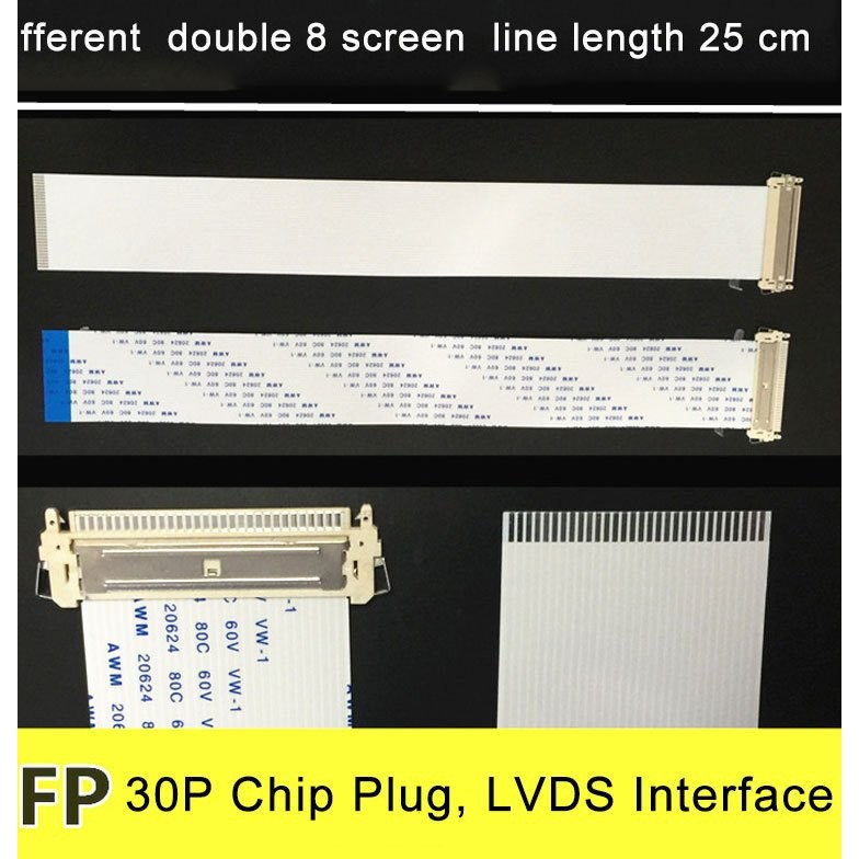 Cáp tín hiệu LVDS 30p cho tivi Samsung ( Cùng bên , Ngược bên )