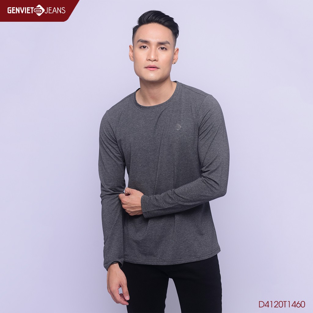 Áo thun dài tay Nam D4120T1460 GENVIET JEANS | BigBuy360 - bigbuy360.vn