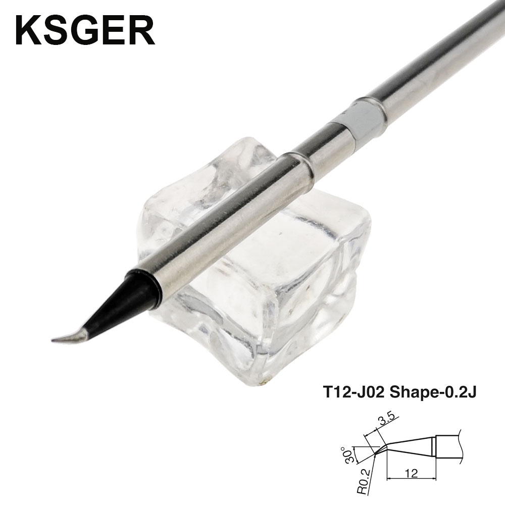 Đầu Hàn KSGER T12-J02 ILS K BC2 KU T12 STM32 OLED / LED Chất Lượng Cao Cho FX9501 7S