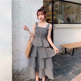 váy kẻ caro