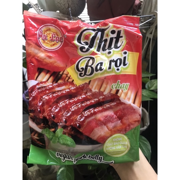 Thịt ba rọi chay tiệt trùng Âu Lạc 150g - Vegan Pork Belly
