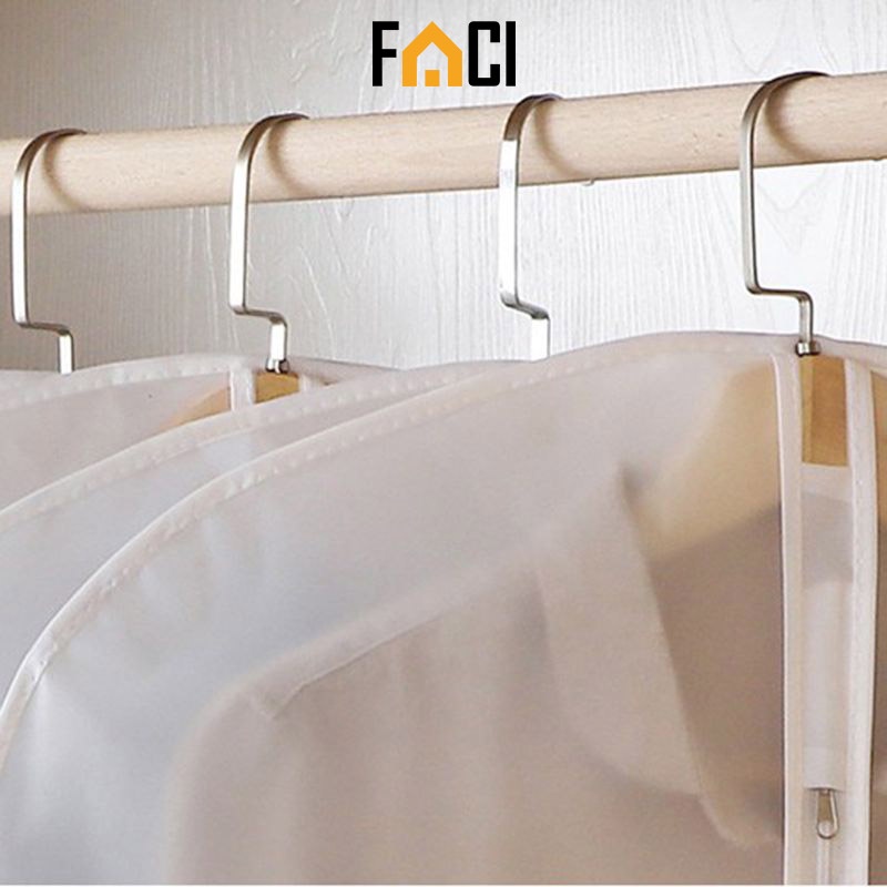 Túi bọc quần áo chống bụi treo tủ trong suốt chống nước Faci_Official LDA45