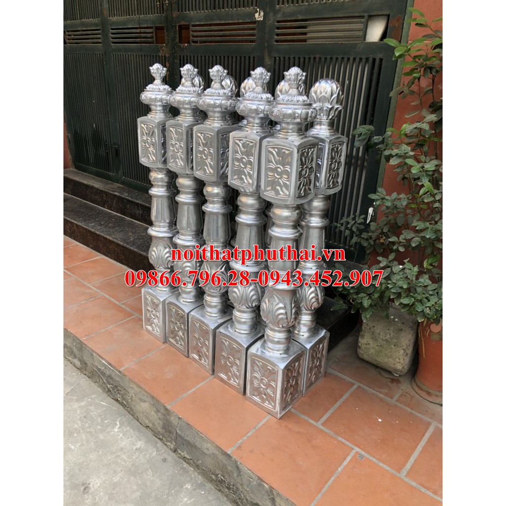 Trụ nhôm đề ba cầu thang đẹp