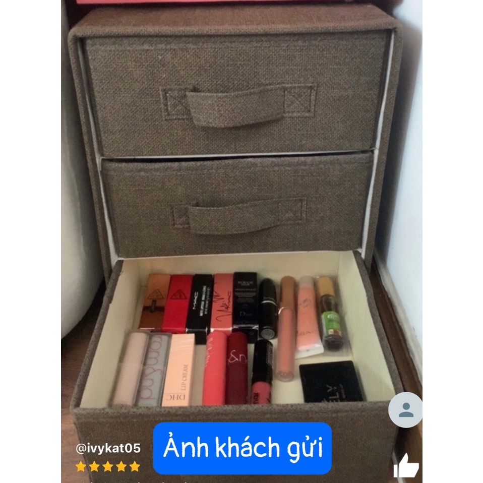 Tủ Vải Mini Sang Trọng Xuất Hàn Quốc Phong Cách Châu Á [Hàng Xuất]