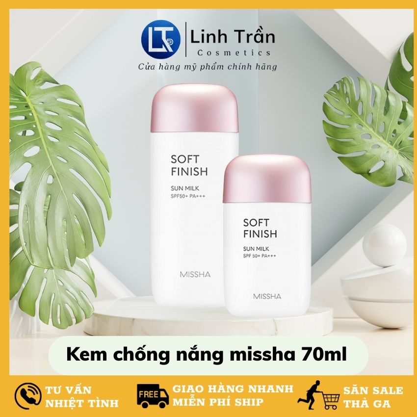 Kem chống nắng Missha hồng, cho da dầu mụn nâng tone kiểm dầu chính hãng hàn quốc