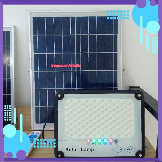 100W ĐÈN PHA LED NĂNG LƯỢNG MẶT TRỜI , Solar Light , IP67 chống nước , NHÔM ĐÚC NGUYÊN KHỐi ABM Solar