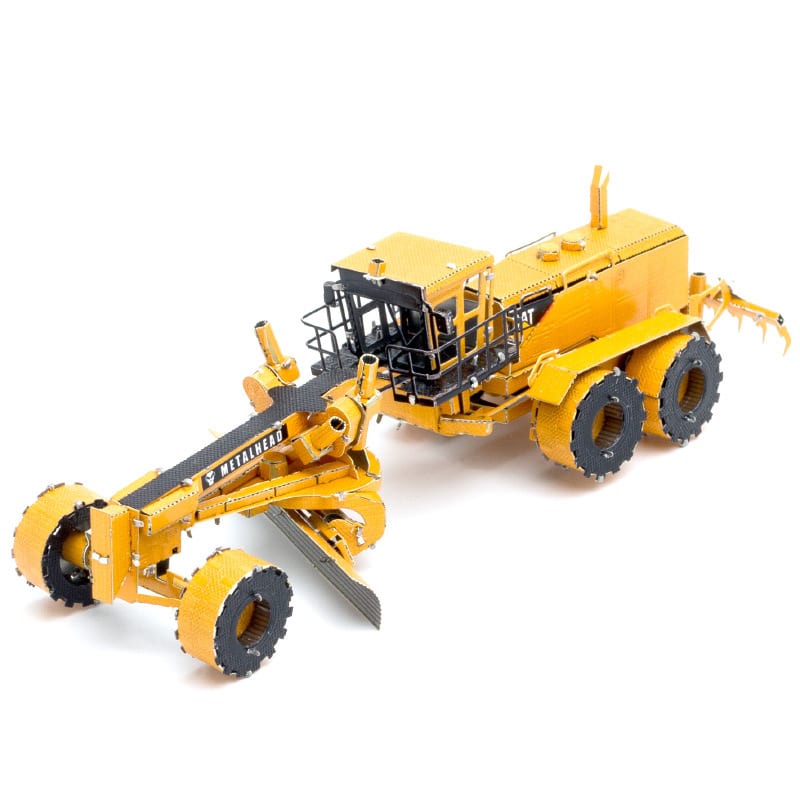 Mô Hình Kim Loại Lắp Ráp 3D Metal Head CAT Xe San Lấp Motor Grader [chưa ráp]