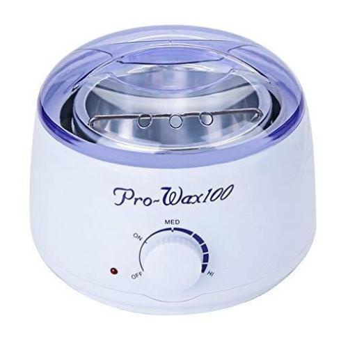 Combo triệt lông nồi nấu sáp wax pro 100, 100gr sáp wax Nóng Beans và Mỡ trăn Nstore tặng kèm que wax lông