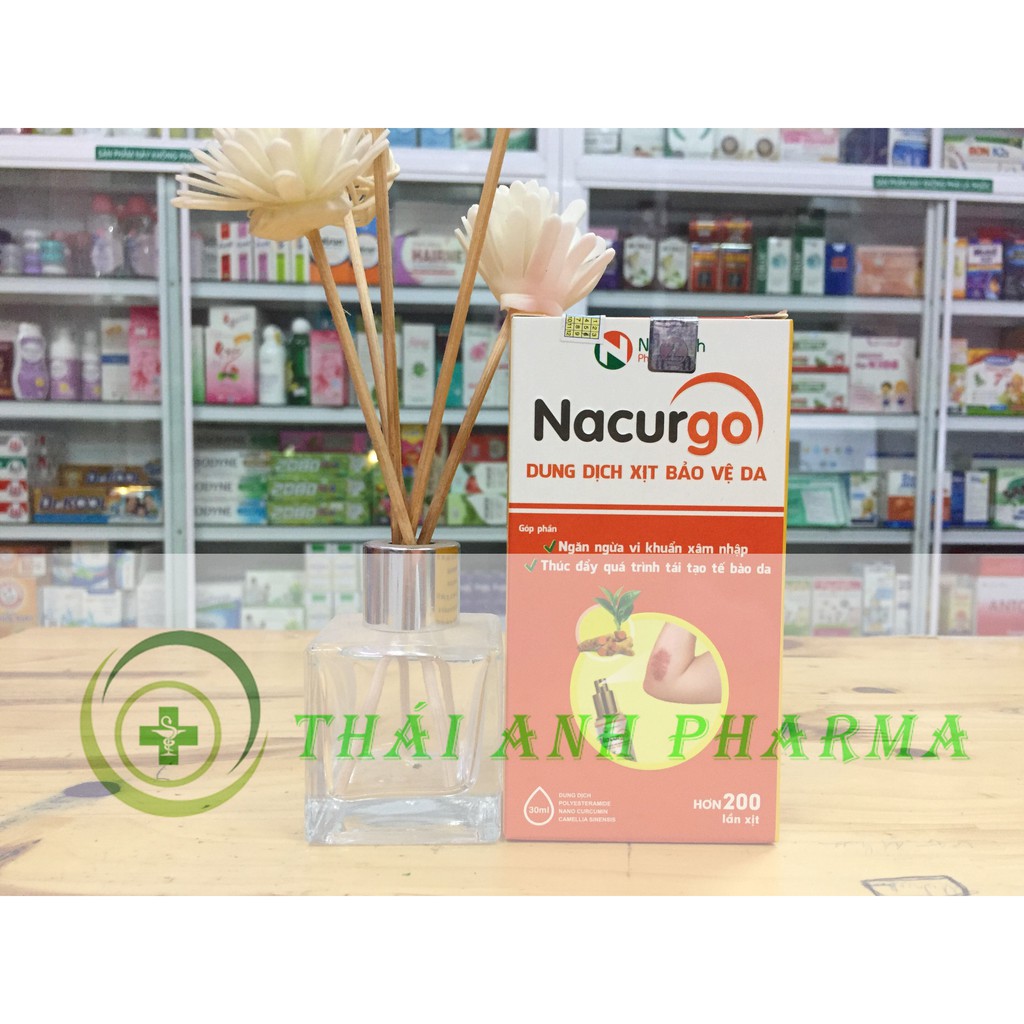 DUNG DỊCH XỊT VẾT THƯƠNG NACURGO