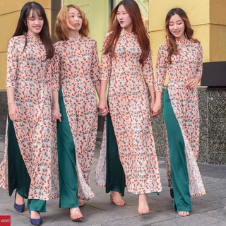 ÁO DÀI HOA NHÍ ĐẸP