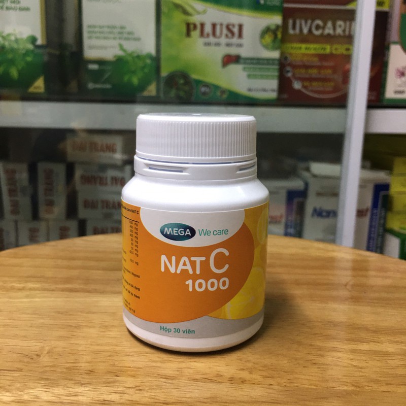 Nat C 1000 - Bổ Sung Vitamin C Tăng Sức Đề Kháng -  Lọ 30 Viên thumbnail